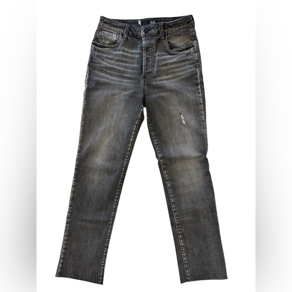 KUT from the Kloth Rosa High Rise Ankle Vintage Straight Jeans Size 4L - EUC - Picture 4 of 6